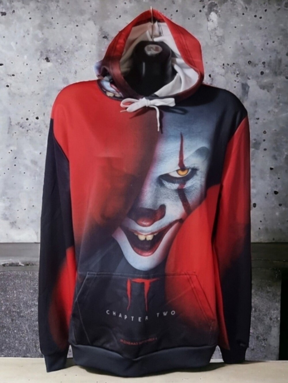 Jay's Rock Pennywise "IT" Chapter Two Horror Halloween 3d Pullover Hoodie